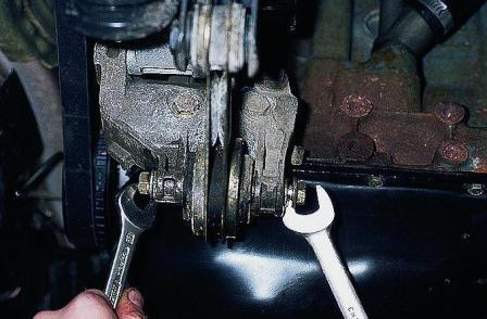 Снятие и ремонт поперечины передней подвески автомобиля ВАЗ-2110