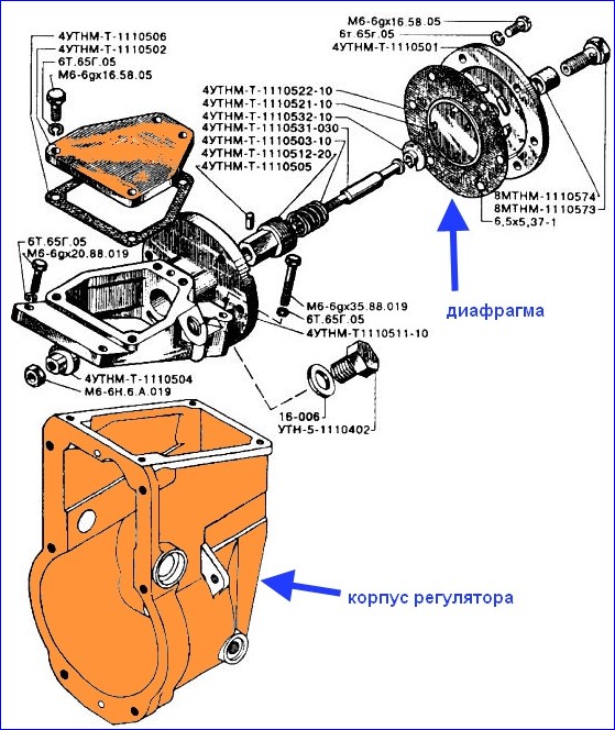 Складання та встановлення коректора з наддуву Д-245