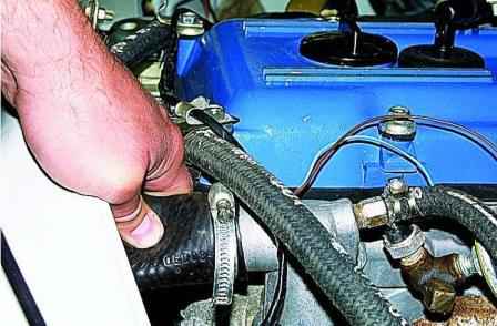 How to change the engine coolant in a Gazelle