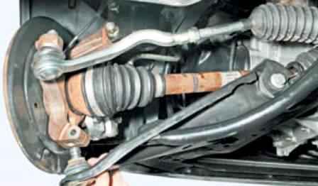 Зняття приводів коліс з КПП JH3 автомобіля Лада Ларгус