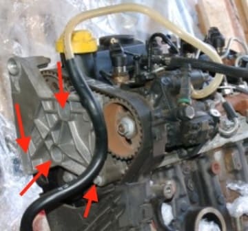 Как установить ВМТ первого цилиндра K9K turbo Рено Меган 2