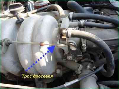 Niva Chevrolet throttle cable adjustment and replacement