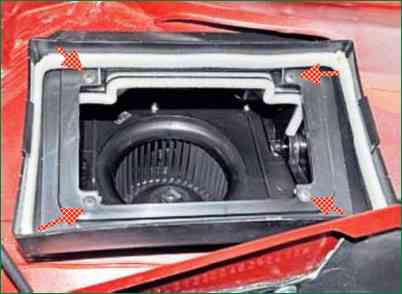 Niva Chevrolet heater radiator replacement
