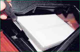 Niva Chevrolet cabin air filter replacement