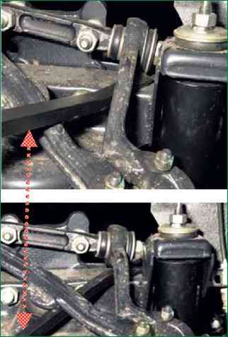 Checking the condition of the VAZ-2123 suspension