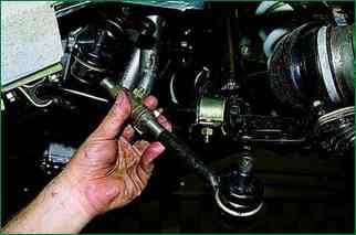 Niva Chevrolet steering rod replacement