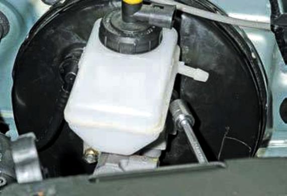 Replacing the Renault Logan brake master cylinder