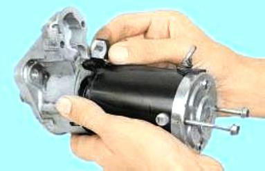 How to check and repair mount Renault Megane starter 2