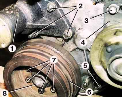 Removing and installing the ZMZ-402 camshaft