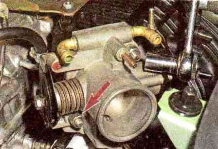 Зняття та встановлення дросельного вузла двигуна ВАЗ-21114