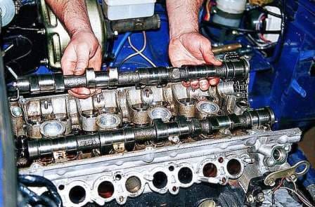 Replacing ZMZ-406 engine camshafts