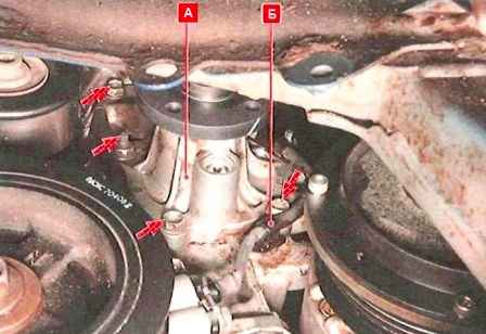 How to replace 2AZ-FE water pump on Toyota Camry