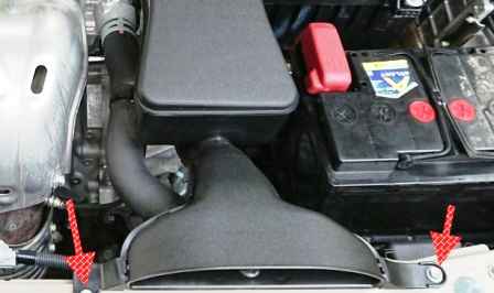2AZ-FE Toyota Camry үшін ауа сүзгісін алу және орнату қозғалтқыш