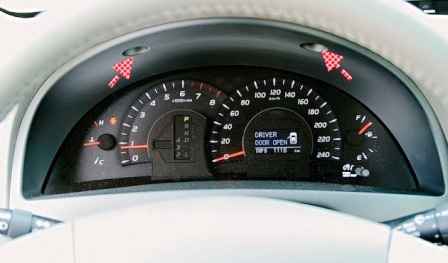 Removing and installing the instrument cluster of a Toyota Camry