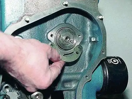 снимаем фланец