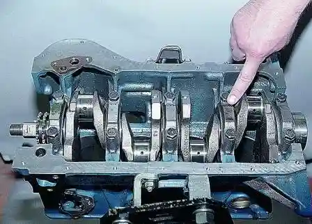 Замена вкладышей коленчатого вала ВАЗ-2107