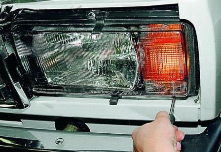 Замена и регулировка ламп и фар автомобиля ВАЗ-2107