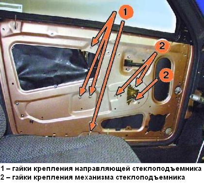 Как разобрать и собрать переднюю дверь ВАЗ-2109