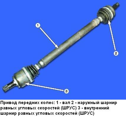 Снятие и ремонт ШРУСов передних колес ВАЗ-2109