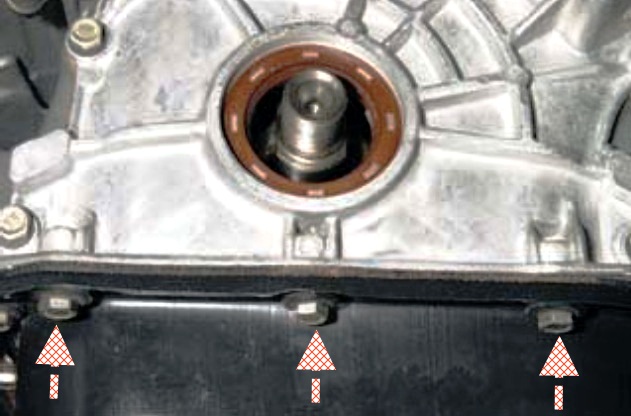 Замена башмака натяжителя цепи привода распределительного вала Niva Chevrolet