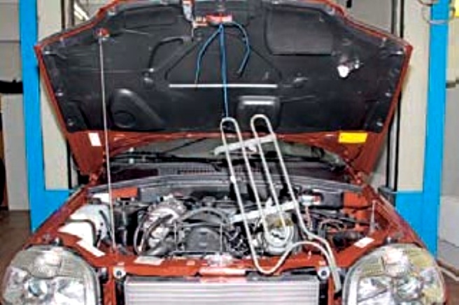 Снятие радиатора гидроусилителя руля автомобиля ВАЗ-2123