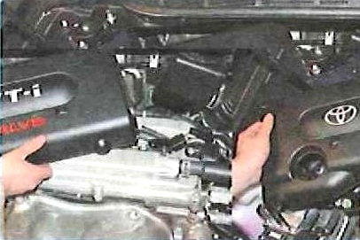 Проверка компрессии в цилиндрах двигателя 2AZ-FE