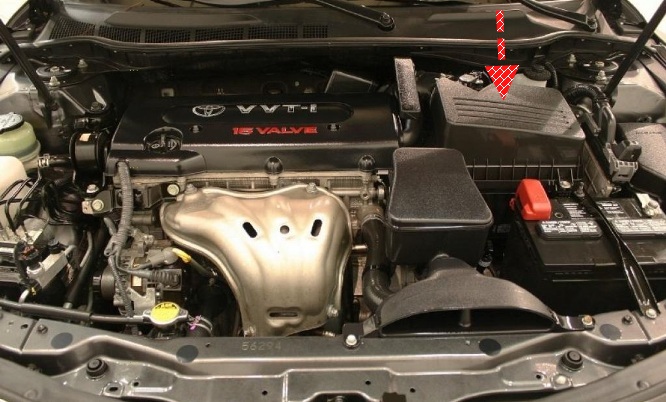 Конструкция системы питания двигателя 2AZ-FE автомобиля Toyota Camry