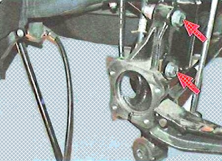 Снятие и установка кулака заднего колеса Toyota Camry