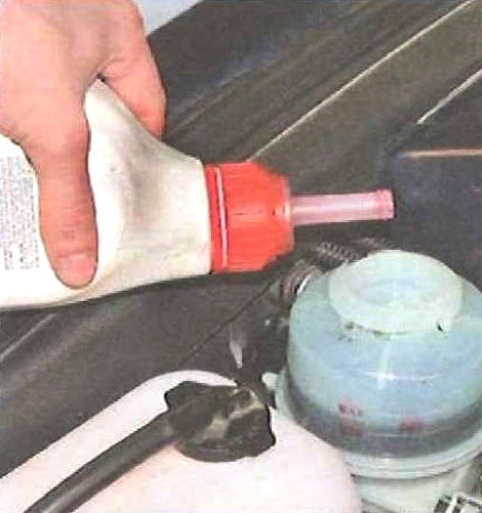 Как заменить рабочую жидкость ГУР автомобиля Тойота Камри