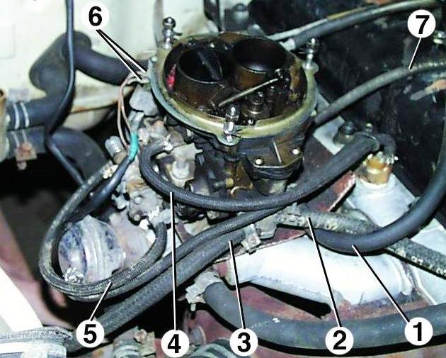 Схема подключения карбюратора к 151 на 402 двигатель уаз