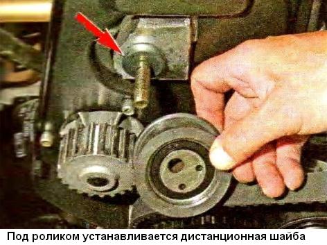 Revisando y reemplazando la correa de distribución del motor VAZ -21114 motor