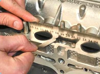 Repair of the cylinder head of the VAZ-21126 engine