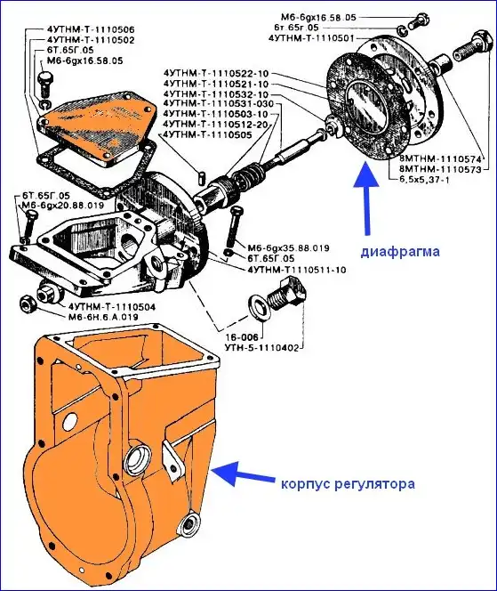 Складання та встановлення коректора з наддуву Д-245
