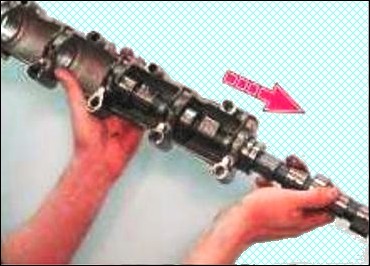 How to replace a VAZ-2123 camshaft