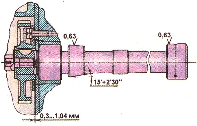 Д-245 газ тарату механизмінің бөліктеріне қойылатын талаптар