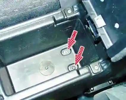 Снятие центральной консоли ГАЗ-3110