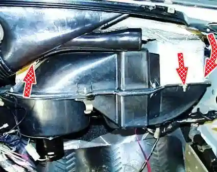 Ремонт отопителя автомобиля ГАЗ-3110