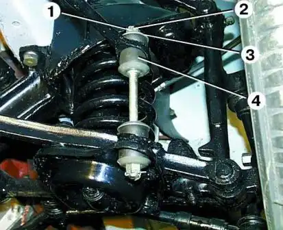 Снятие стабилизатора на ГАЗ-3110