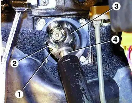 Снятие и установка рулевой колонки ГАЗ-3110