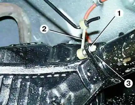 снятие регулятора давления тормозов ГАЗ-3110