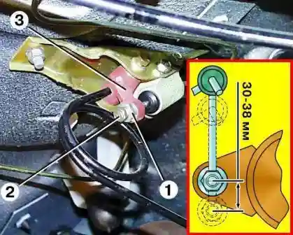 снятие регулятора давления тормозов ГАЗ-3110