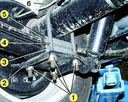 Замена рессор на автомобиле ГАЗ-3110