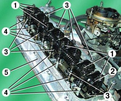 Removing and installing the cylinder head of the ZMZ - 402 engine