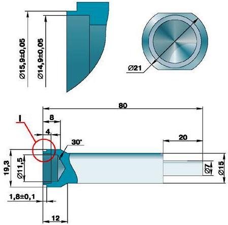 Гидронатяжитель цепи привода распределительных валов двигателя ЗМЗ-406