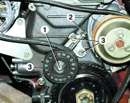 Replacing the ZMZ-406 engine alternator belt