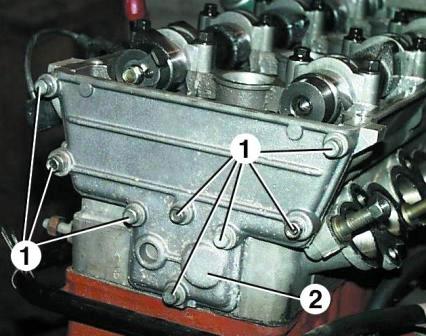 Снятие и установка головки блока цилиндров двигателя ЗМЗ-406