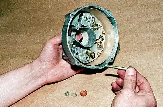 Разборка и проверка генератора 1631.3701