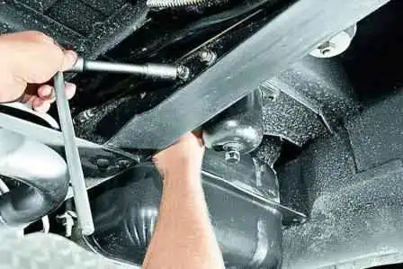 Removing and disassembling the Gazelle car sediment filter Removing and disassembling the Gazelle car sediment filter