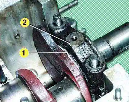 ZMZ-402 иінді білігін алу және орнату