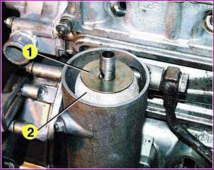 Reemplazo del filtro de aceite ZMZ-402